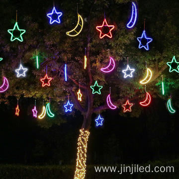 Outdoor Waterproof Hanging Tree Colored Lights